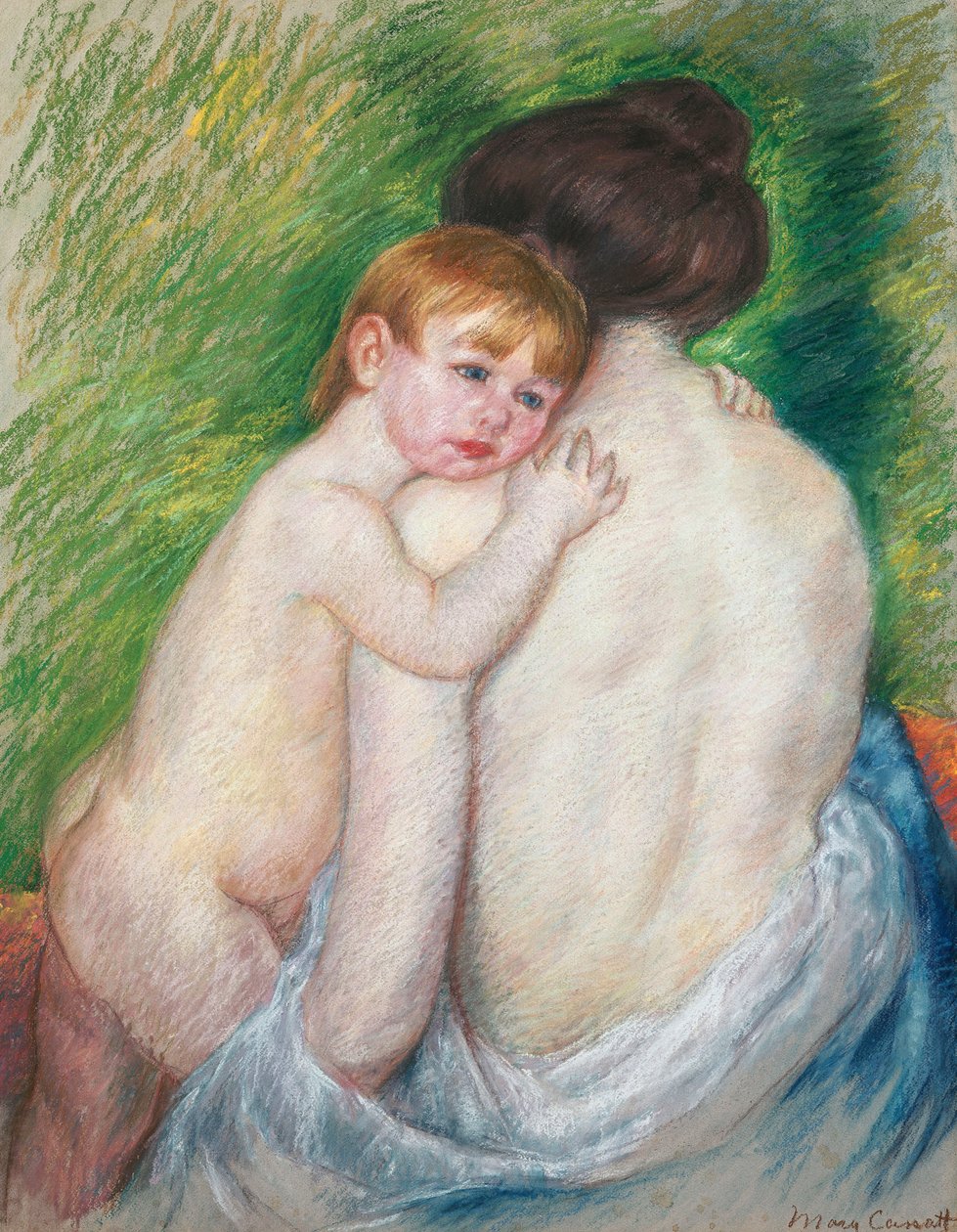 De Blote Rug, 1906 door Mary Cassatt