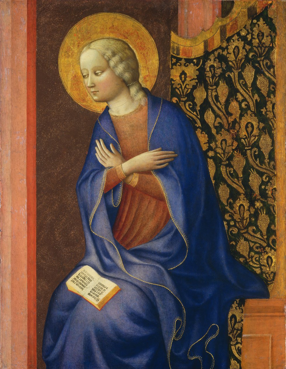 Maagd van de Aankondiging door Tommaso Masolino da Panicale