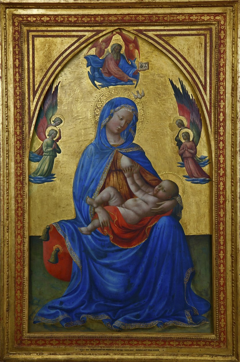 Maagd en Kind, ca. 1435 door Tommaso Masolino da Panicale