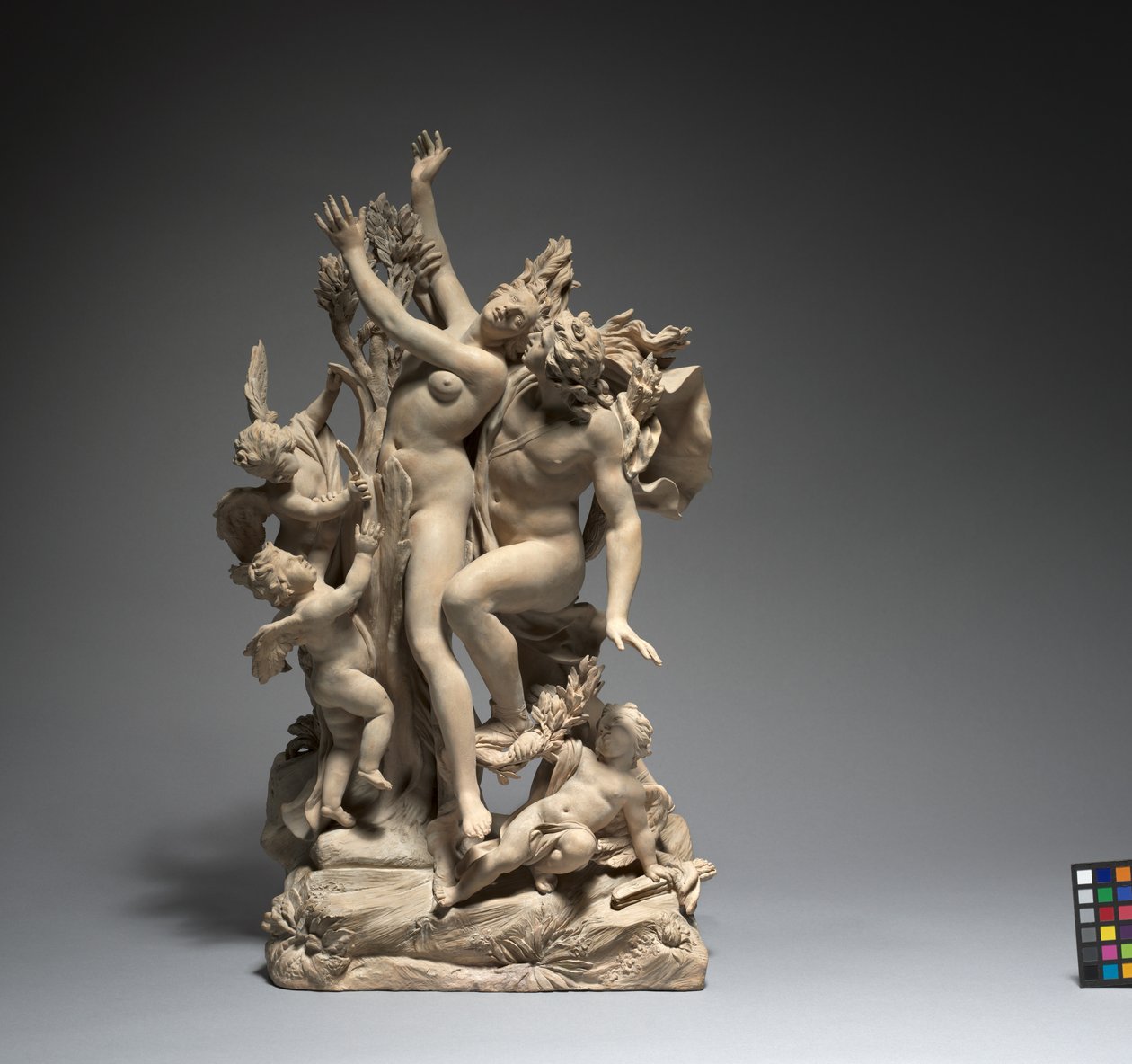 Apollo en Daphne, c.1700 door Massimiliano Benzi Soldani