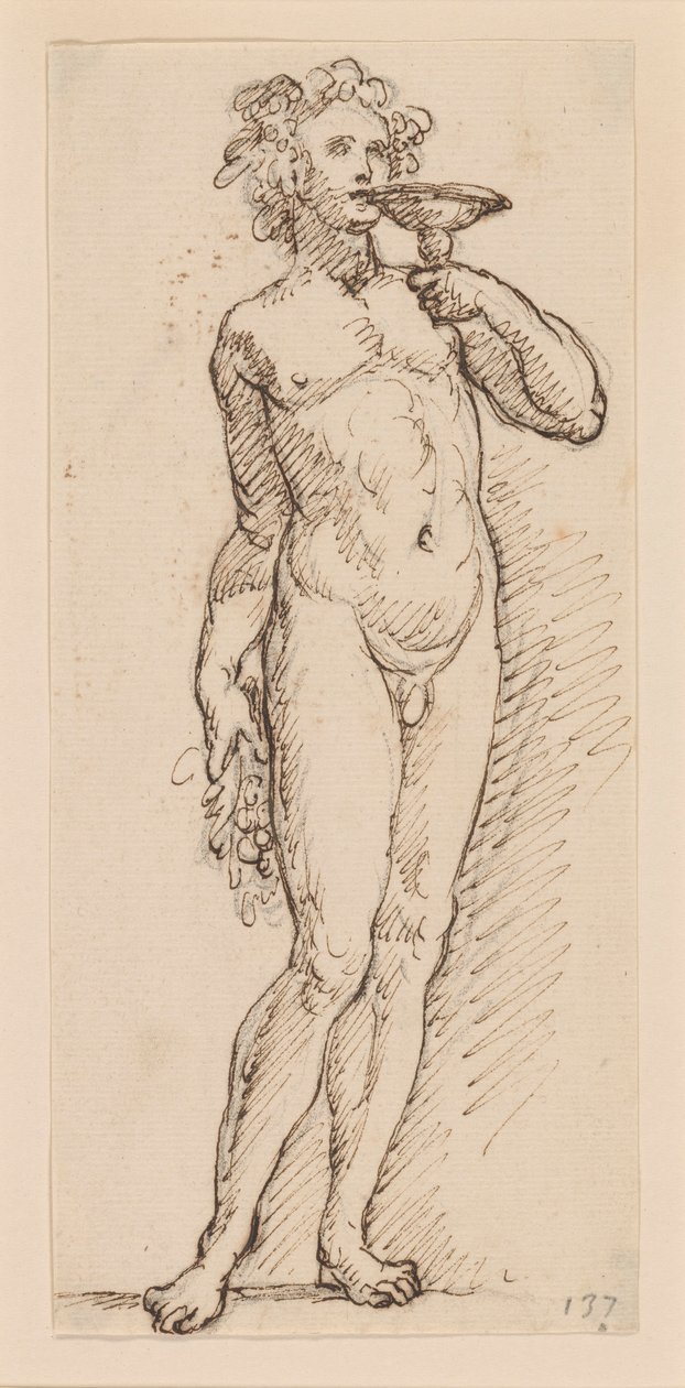 Bacchus door Massimiliano Soldani