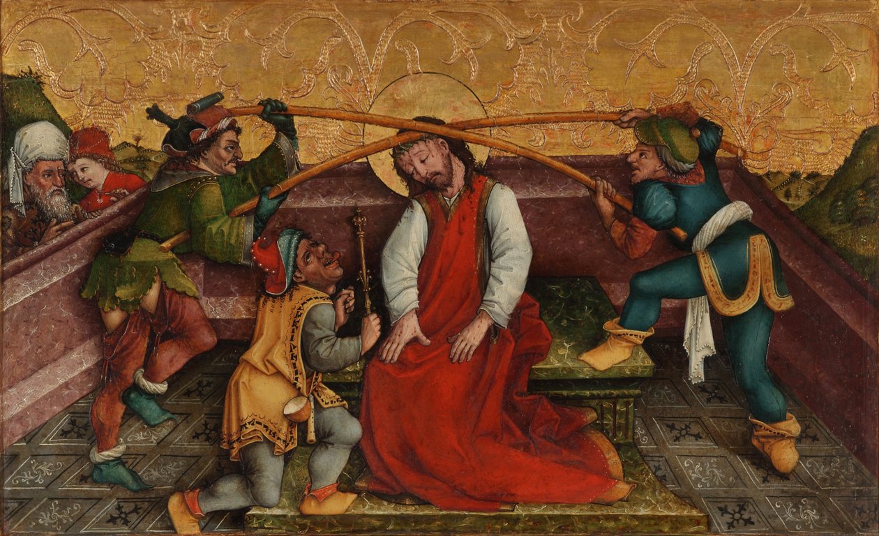 Christus gekroond met doornen door Master VEA