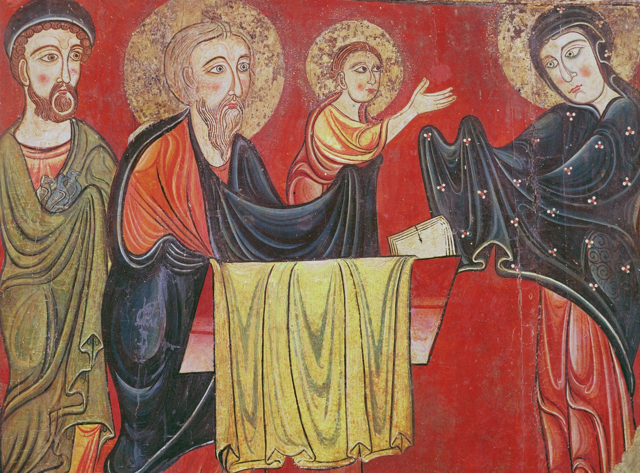 De Presentatie in de Tempel, van het Altaarfront van Santa Maria d