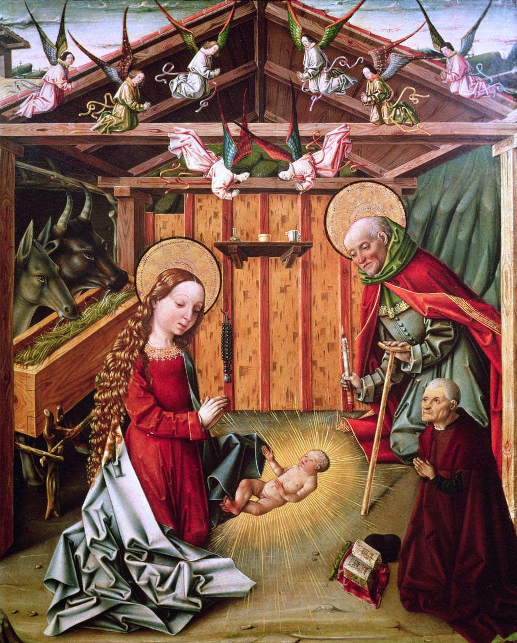 De Geboorte van Christus, c.1474-76 door Master of Avila Master of Avila
