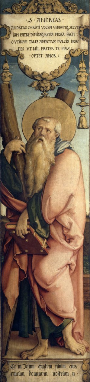 Hoogaltaar Sint Martin Standvleugel-rechts door Master of Messkirch