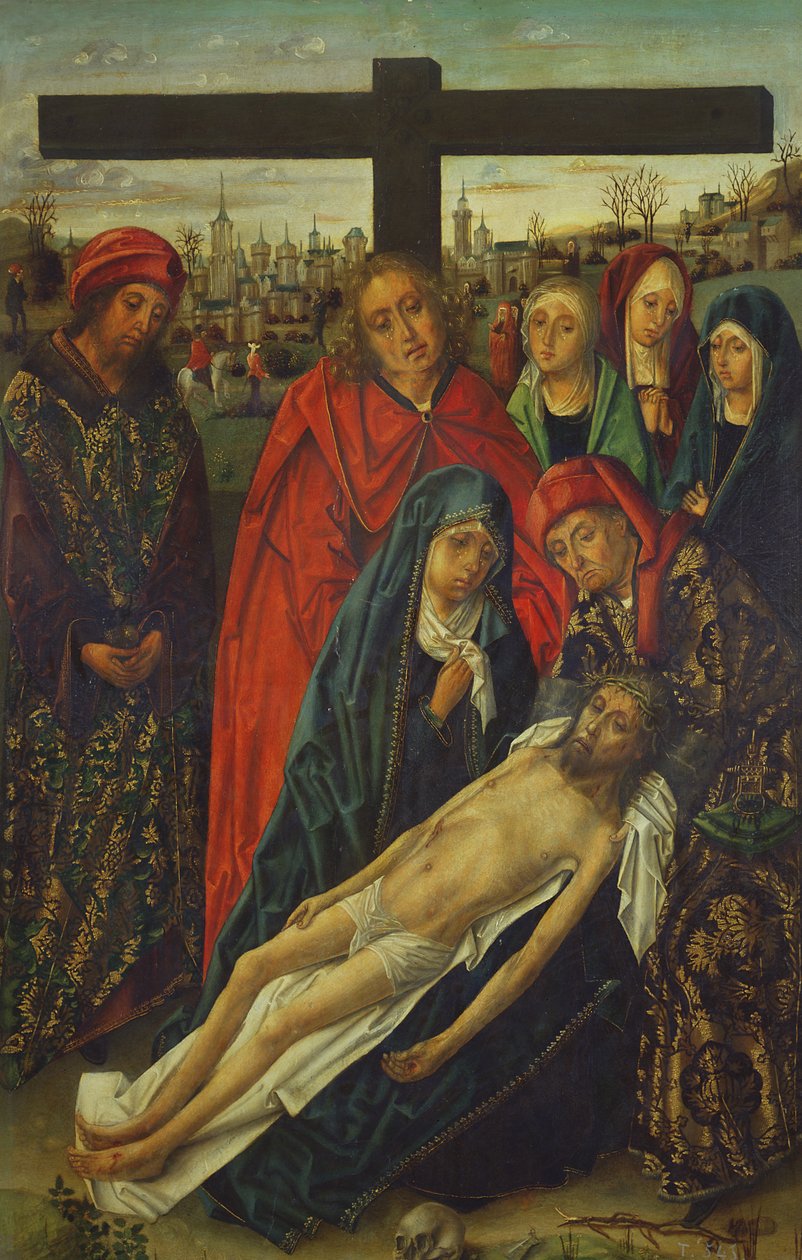 De Graflegging van Christus door Master of the Luna Chapel