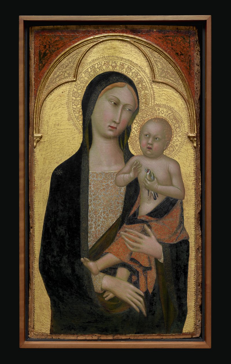 Maagd en Kind door Master of the Straus Madonna