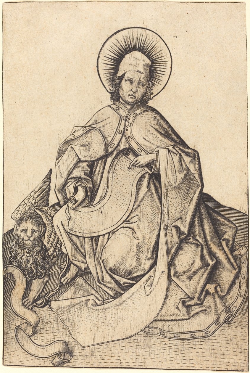 Sint Marcus door Master E.S.