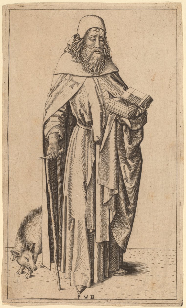 Sint Antonius door Master FVB