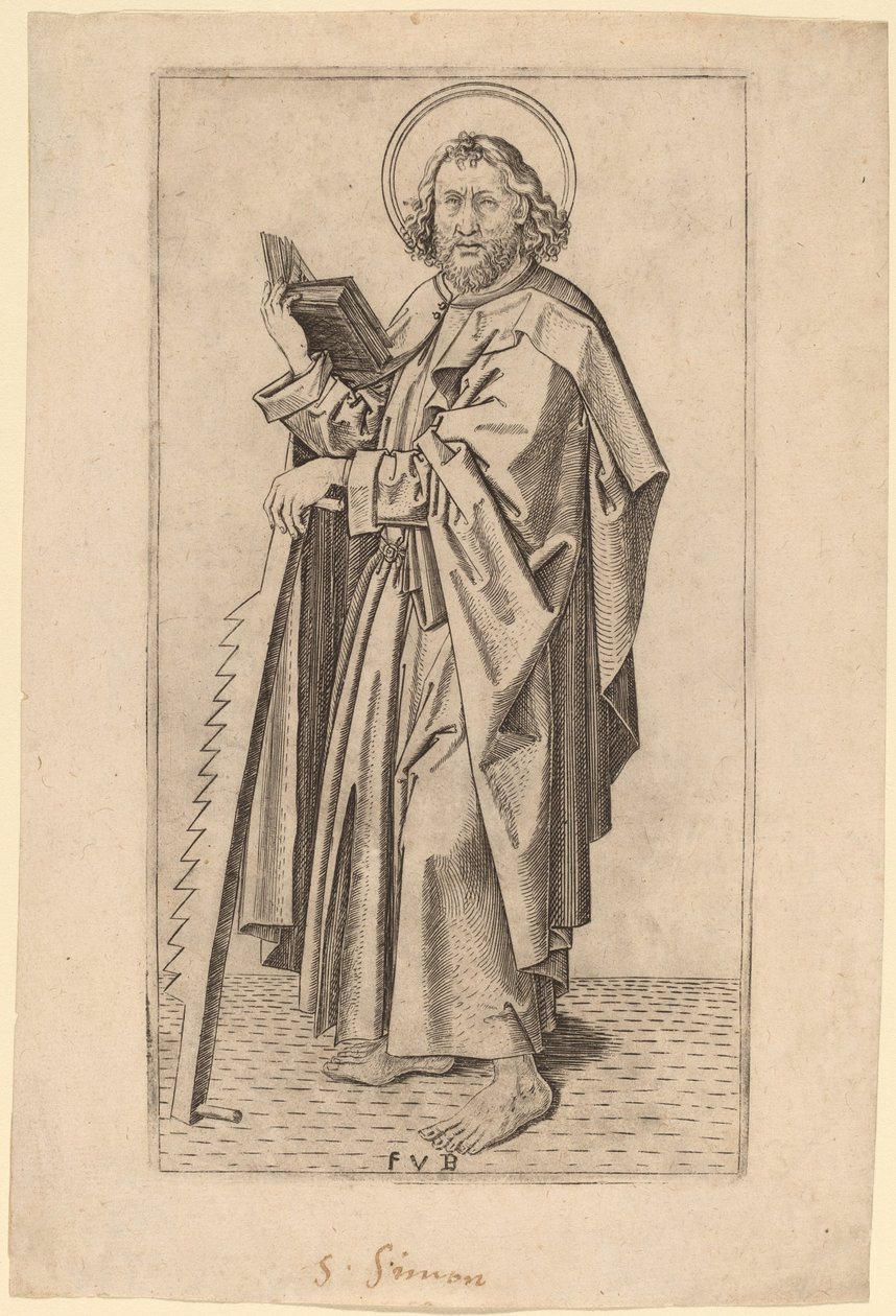 Sint Judas Thaddeüs door Master FVB