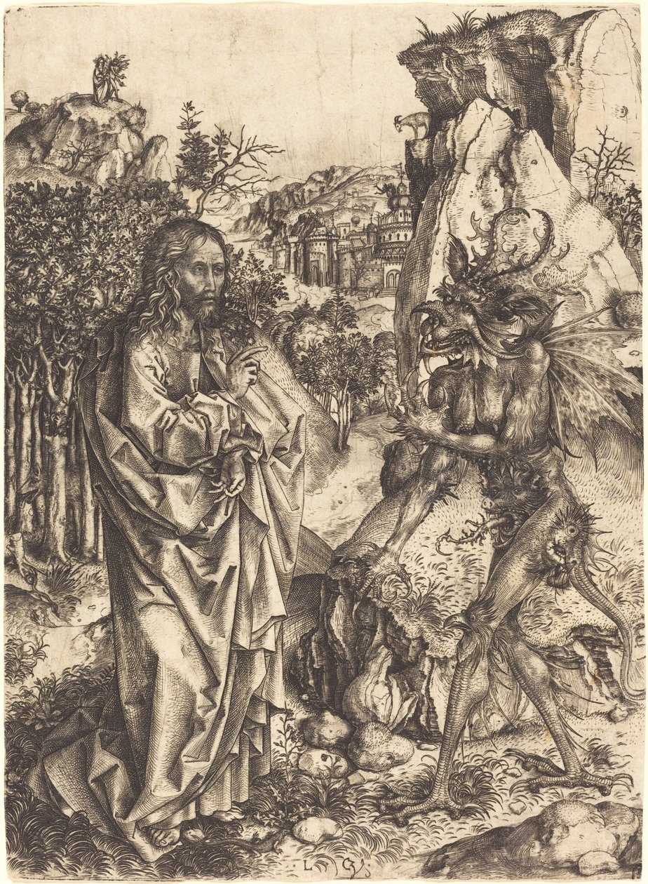 De verzoeking van Christus door Master LCz