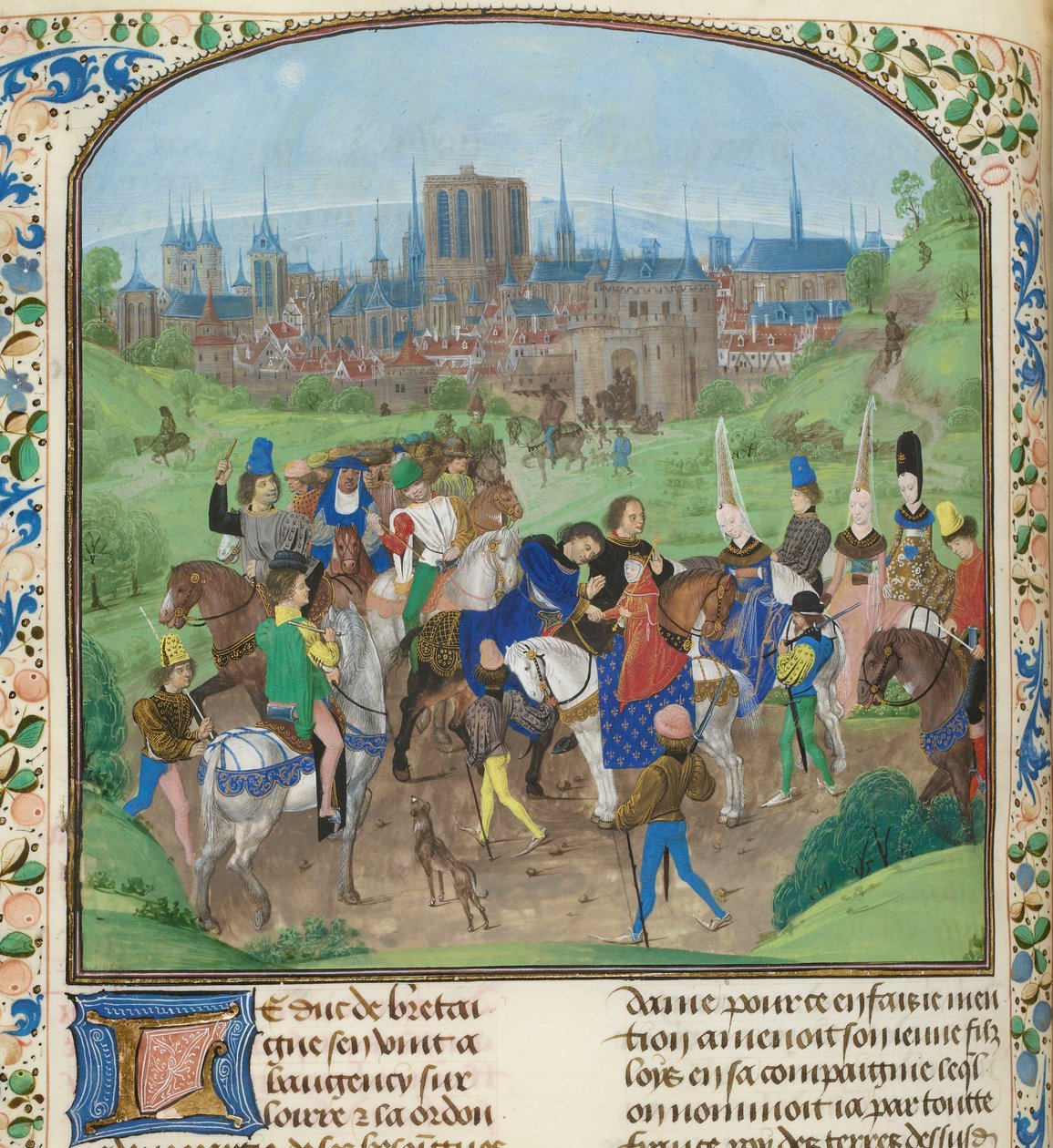 Anjou parijs door Master of Anthony of Burgundy