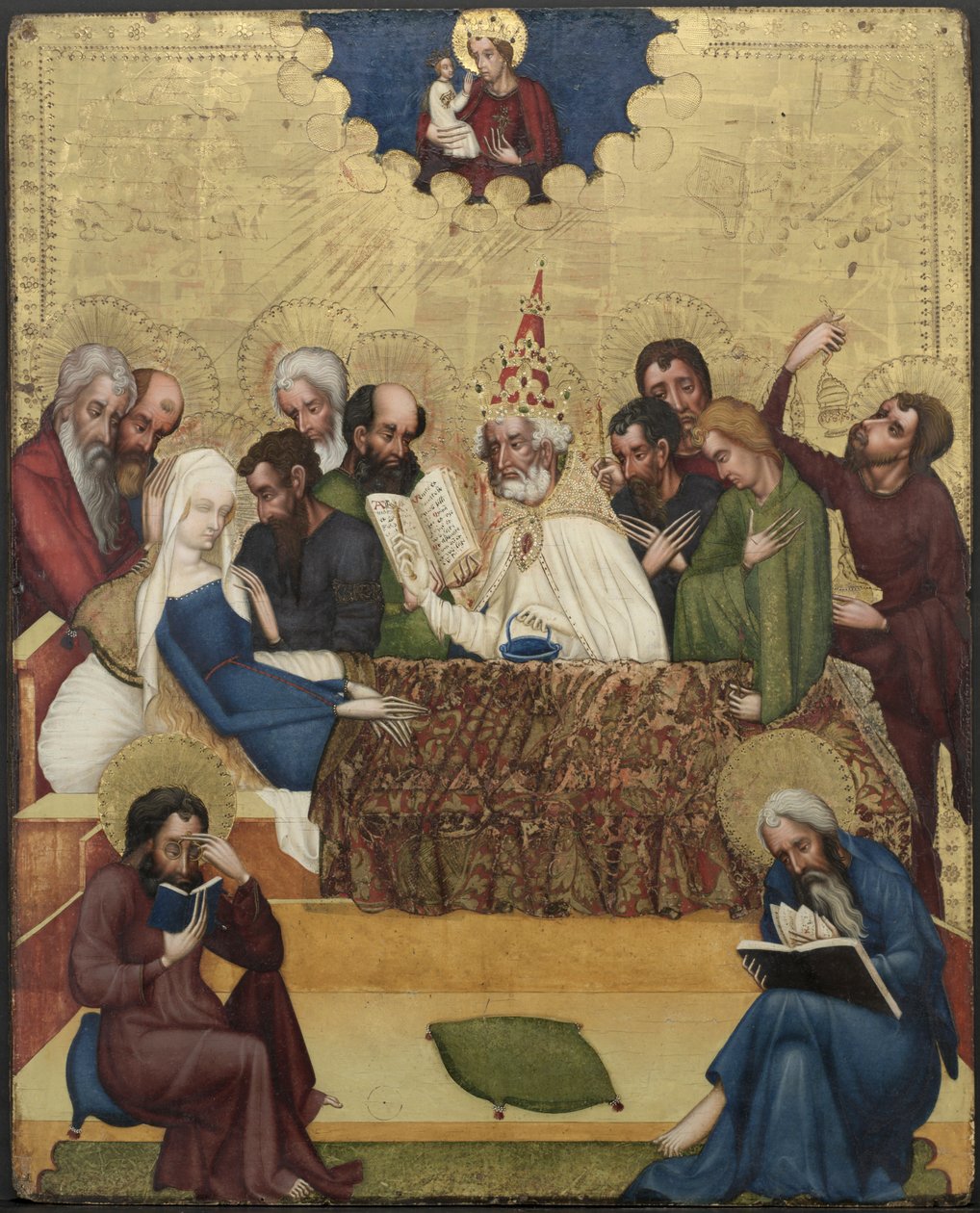 Dood van de Maagd door Master of Heiligenkreuz