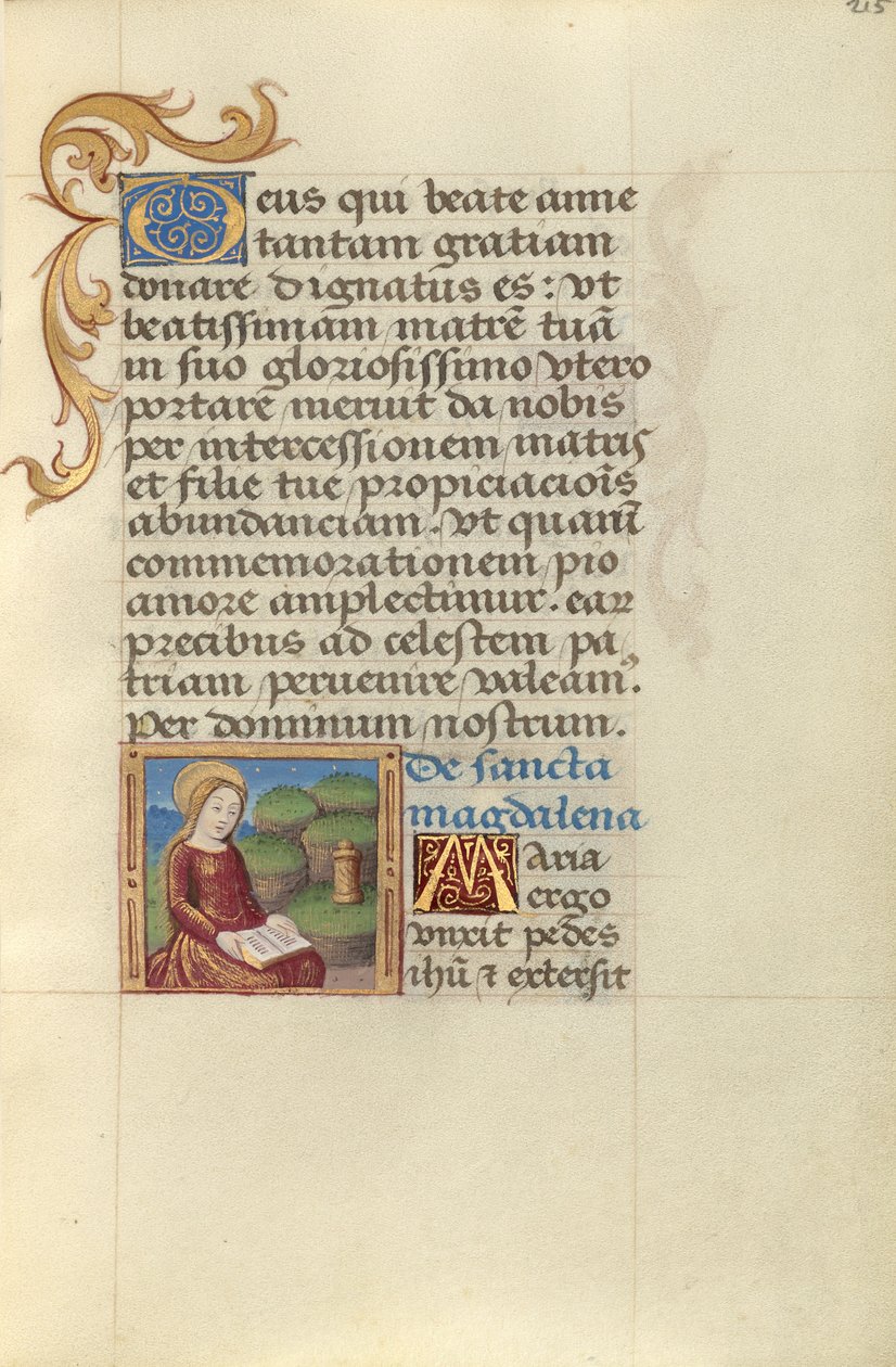 Heilige Maria Magdalena door Master of Jacques de Besançon