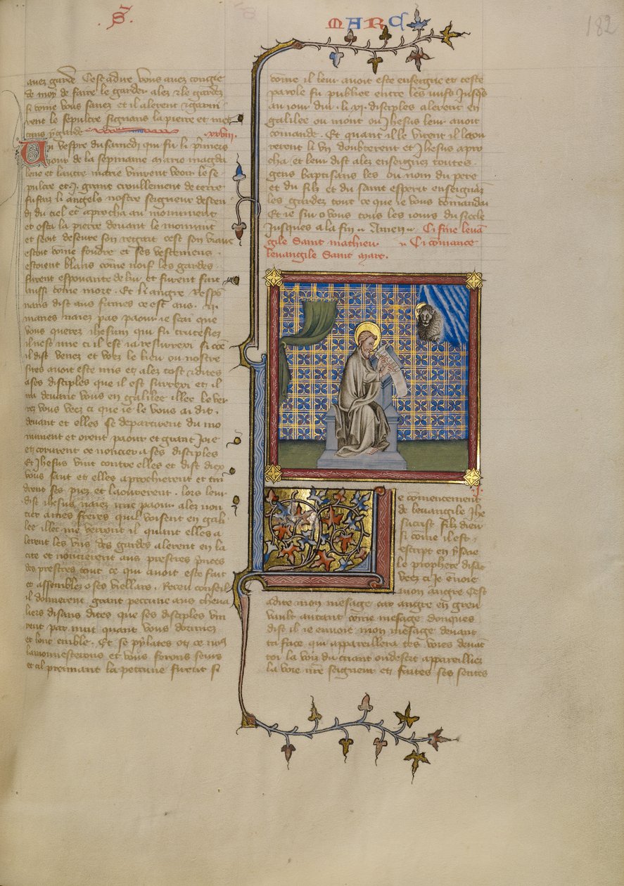 Heilige Marcus door Master of Jean de Mandeville