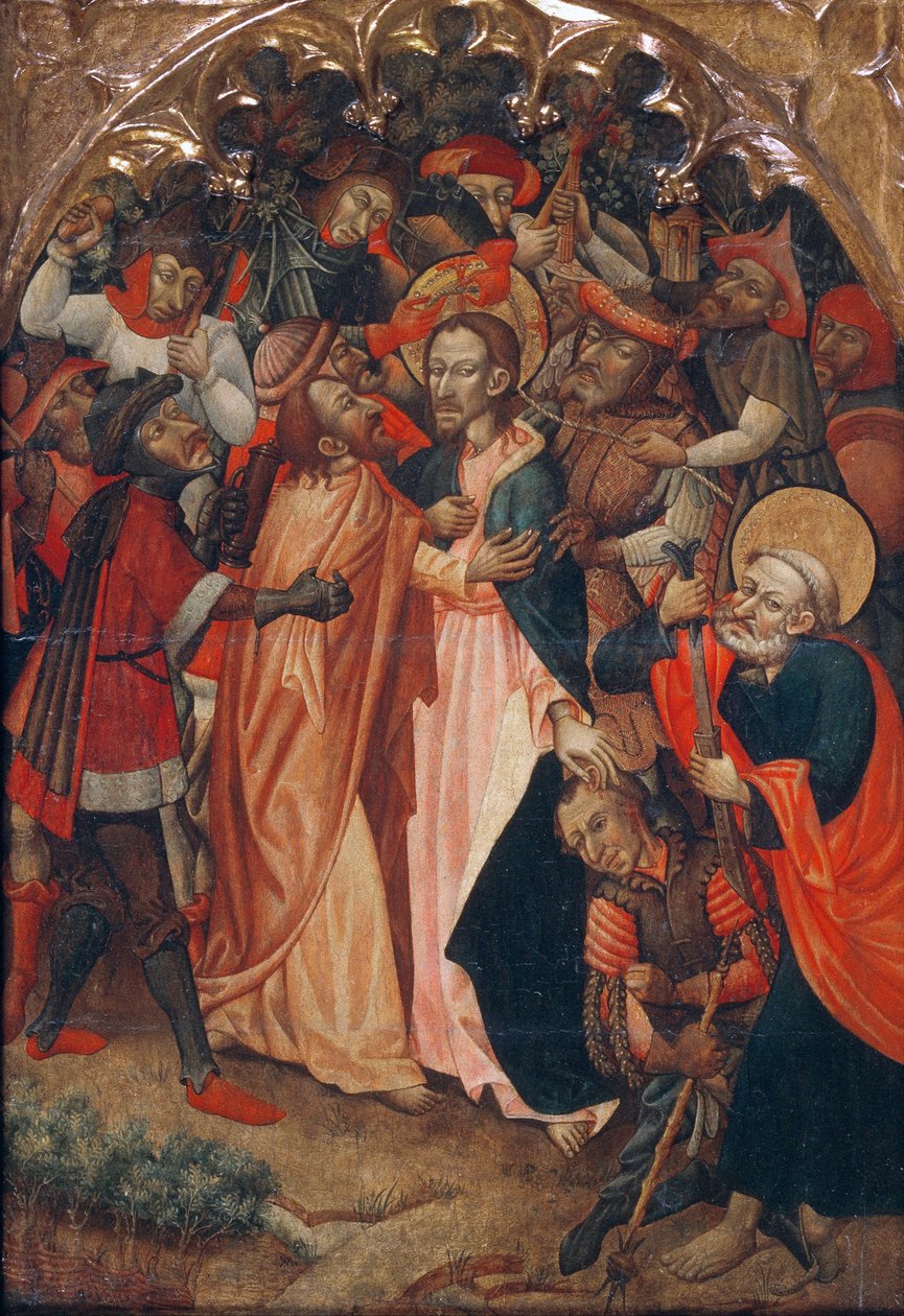 De kus van Judas door Master of Retascón