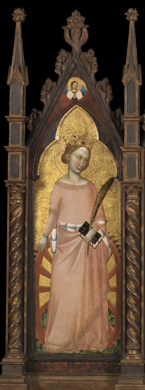 Sint Catharina door Master of the Dominican Effigies