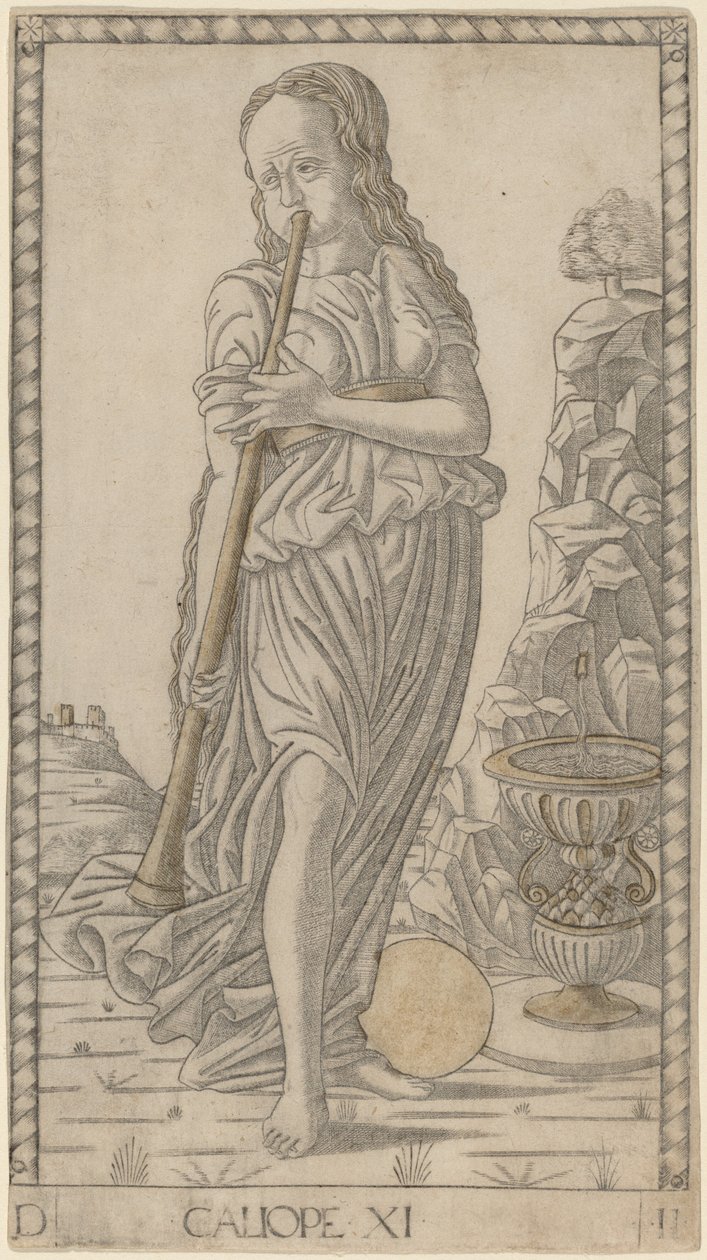 Calliope door Master of the E Series Tarocchi