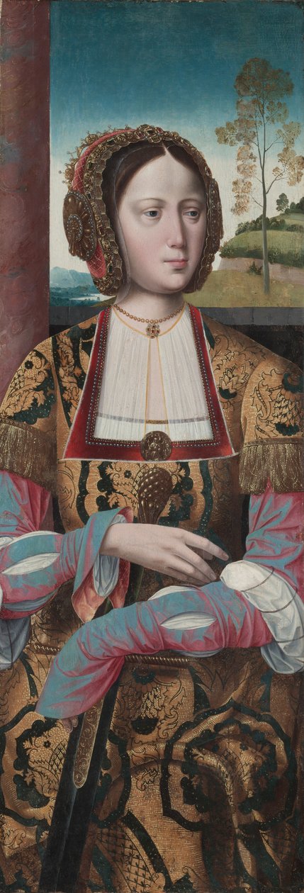 Sint-Catharina, ca. 1520 door Master of the Holy Blood