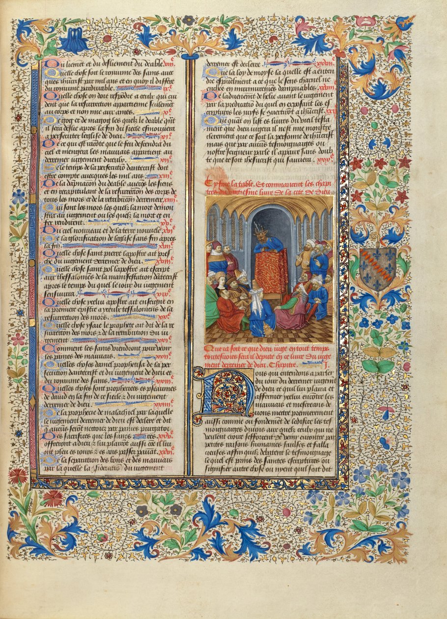 Duivels prediking door Master of the Oxford Hours