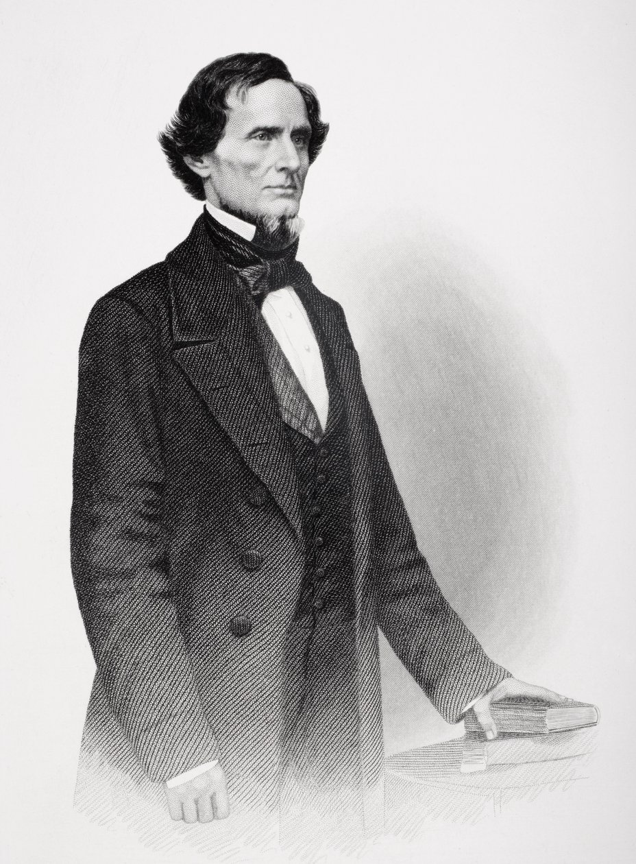 Portret van Jefferson Davis door Mathew B. Brady