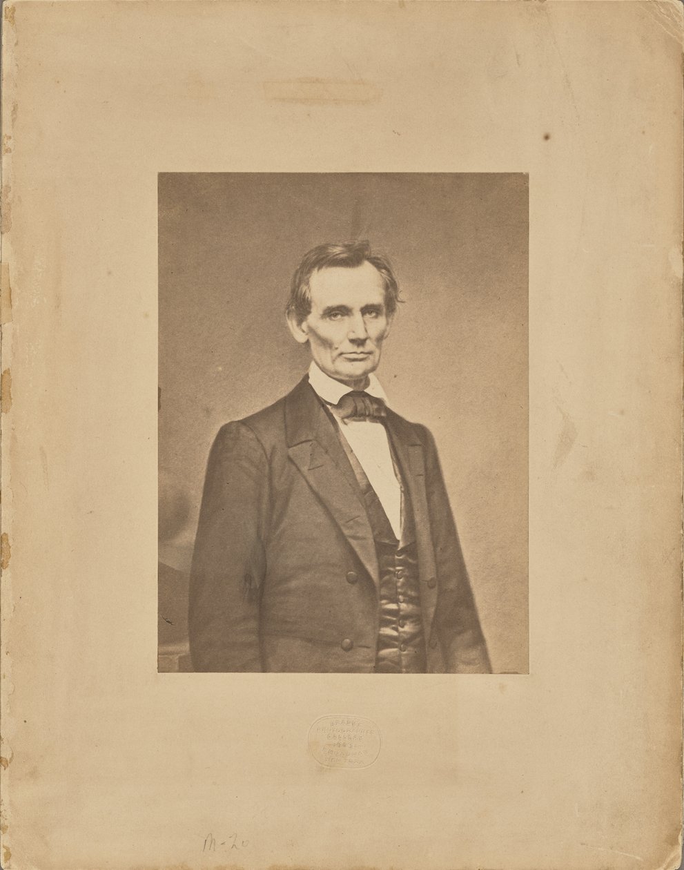 Abraham Lincoln door Mathew B. Brady
