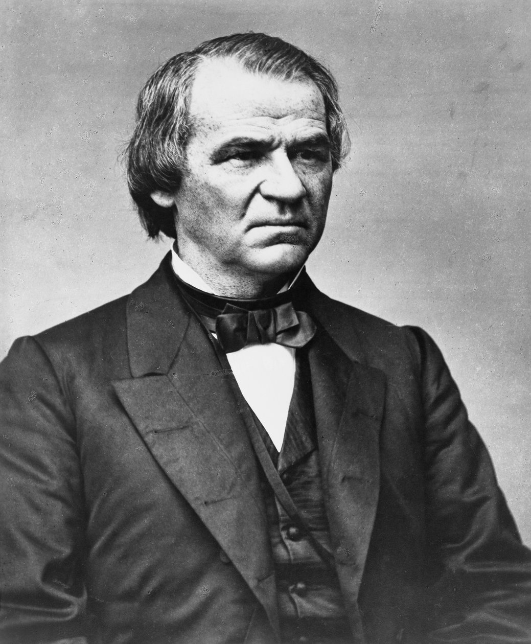 Andrew Johnson door Mathew Brady
