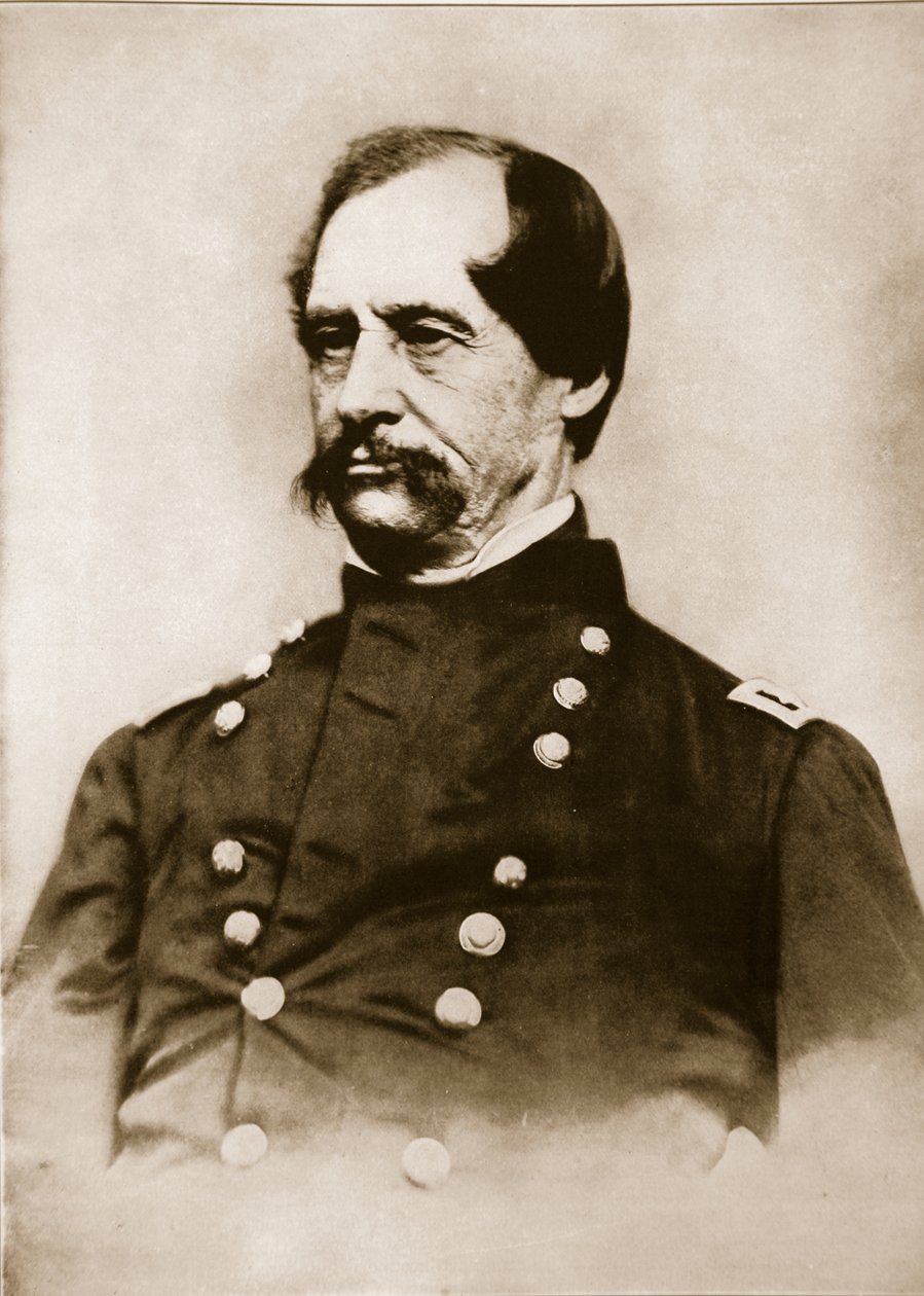 Generaal David Hunter, 1861-65 door Mathew B. Brady