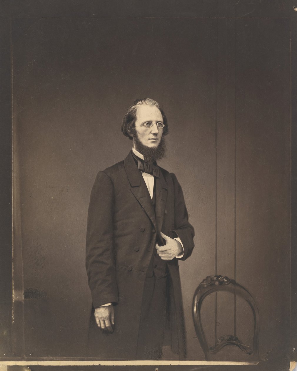 Portret van een Man, ca. 1857 door Mathew Brady