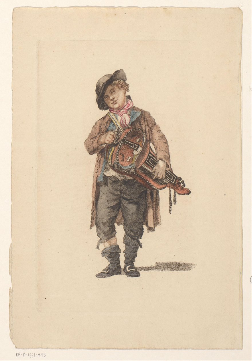 Draailierspeler door Mathias de Sallieth