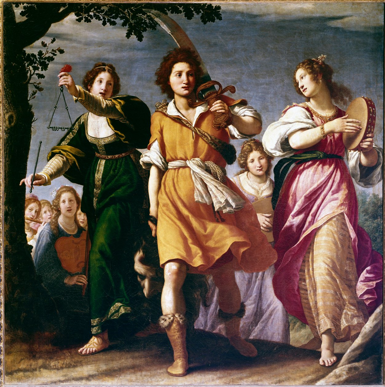 De triomf van David door Matteo Rosselli