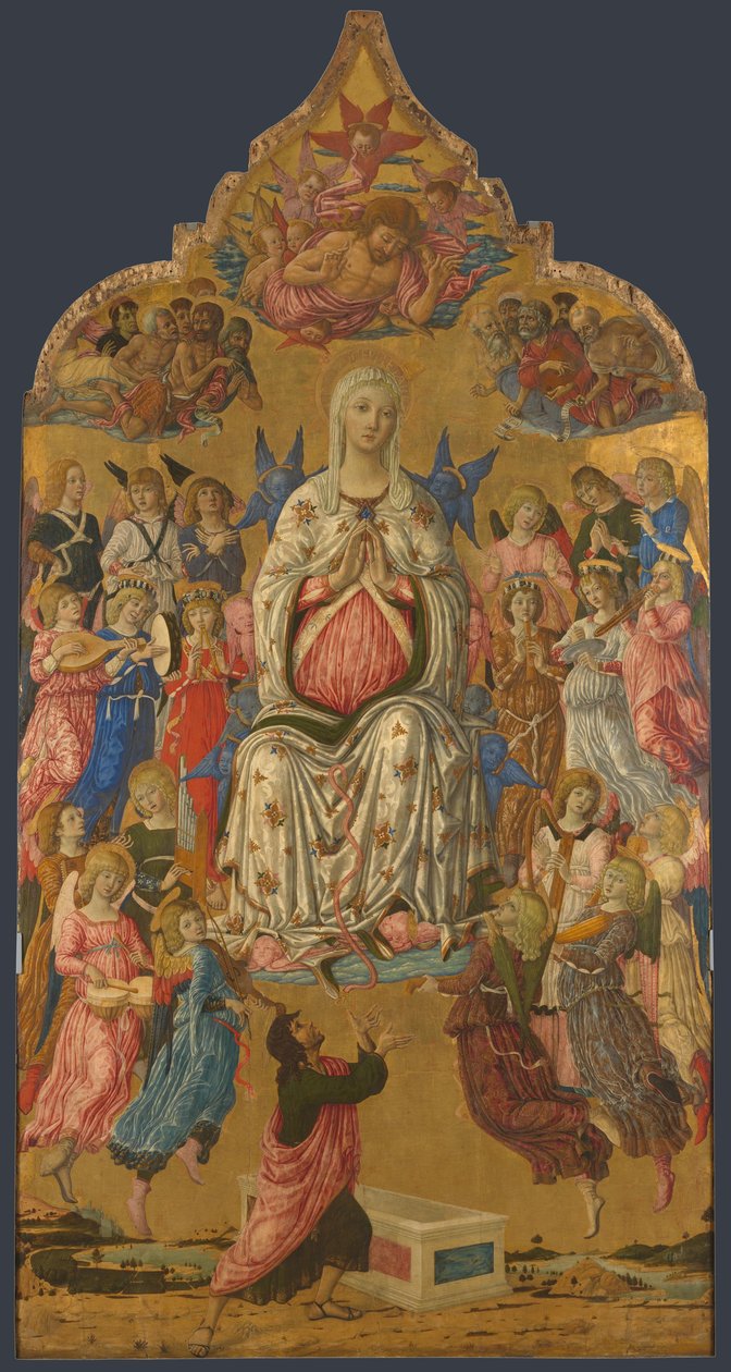 De tenhemelopneming van de Maagd, 1474 door Matteo di Giovanni