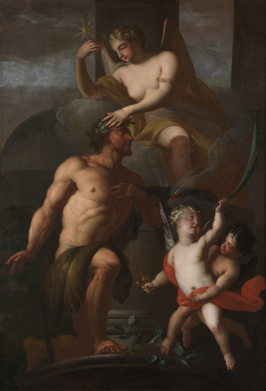 De apotheose van Hercules door Mattheus Terwesten