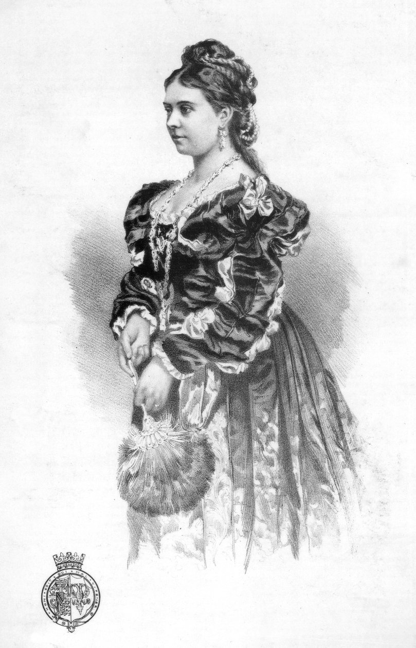 De Kroonprinses van Duitsland, 1877 door Matthews and Son