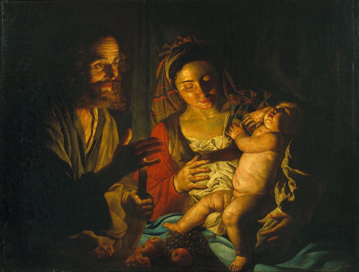 Heilige Familie door Matthias Stom
