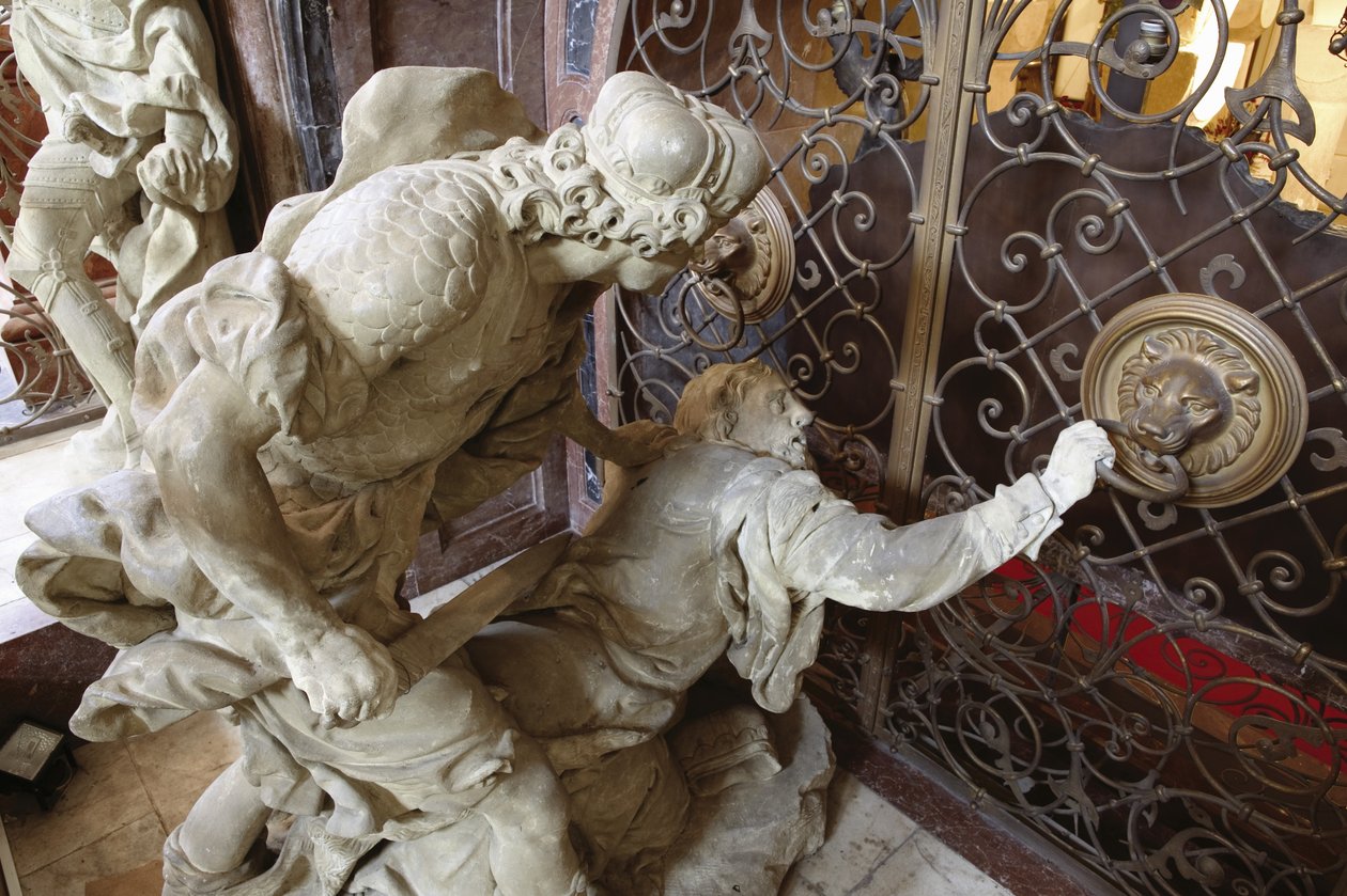 Moord op St. Wenceslas door Matthias Bernard Braun