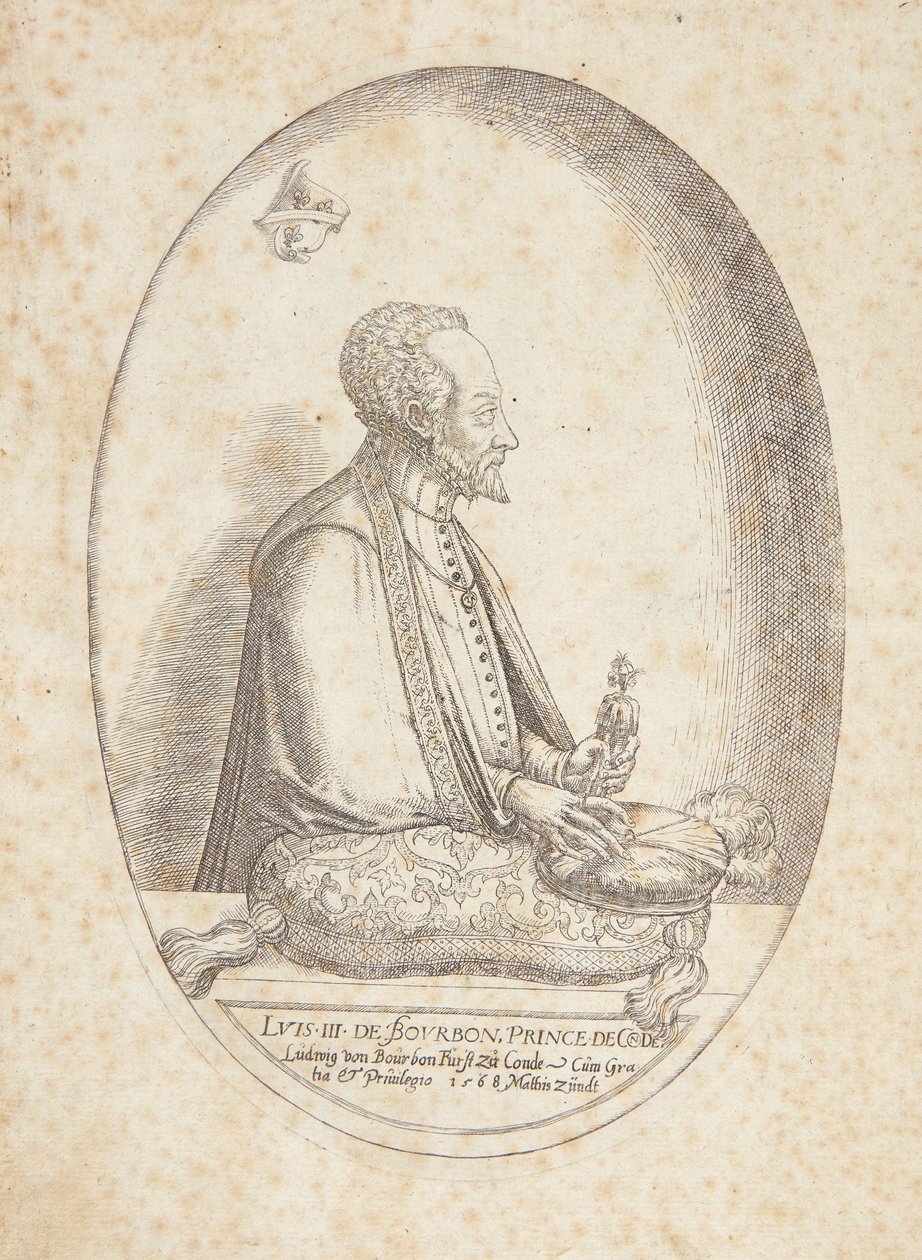 Louis III de Bourbon, prins van Condé door Matthias Zündt