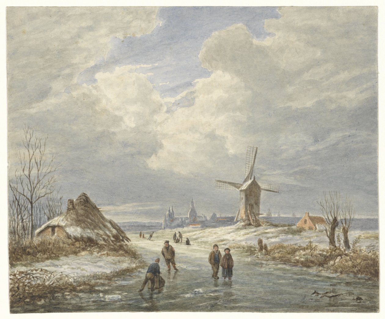 Wintergezicht door Matthijs Maris