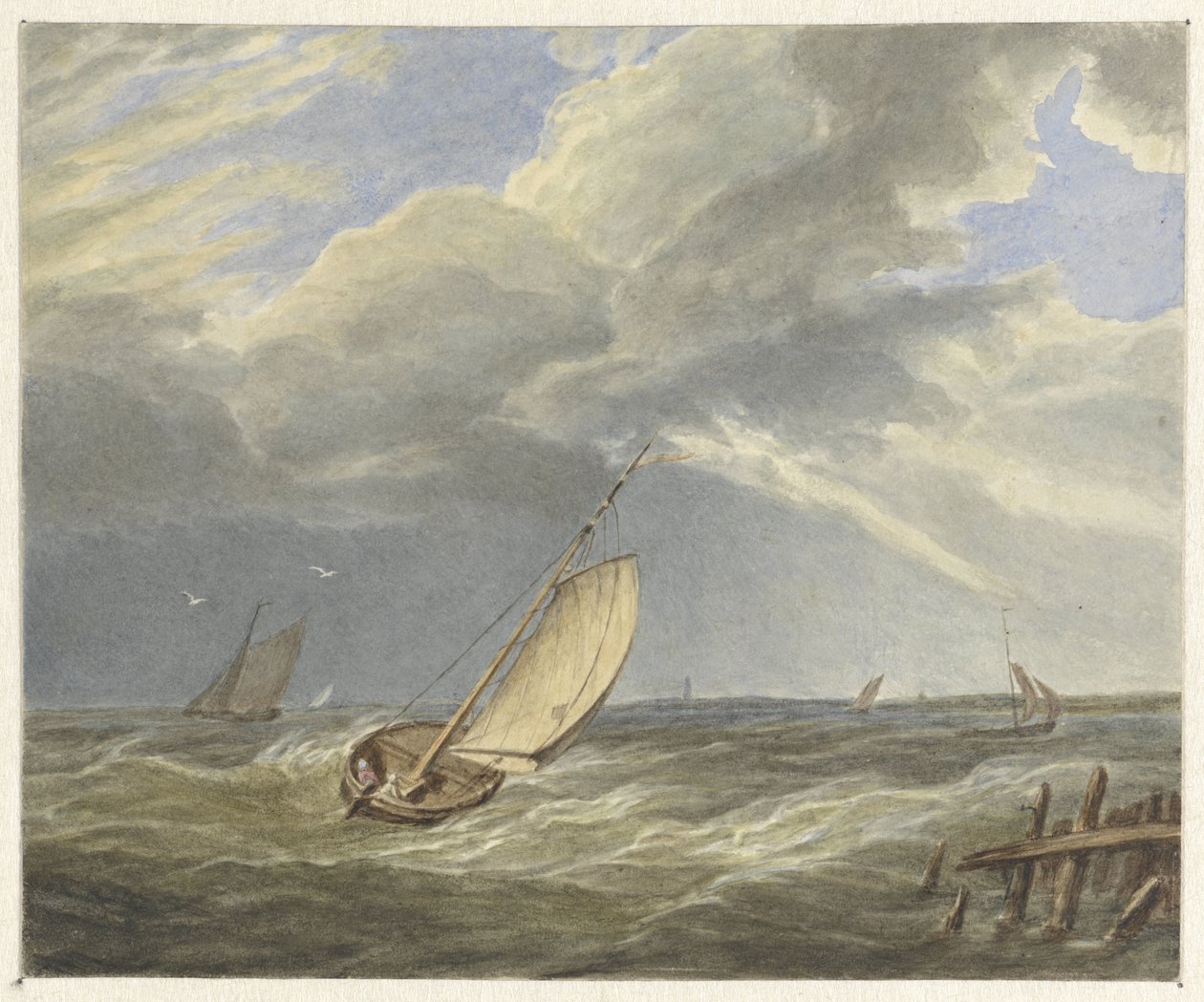 Zeegezicht door Matthijs Maris