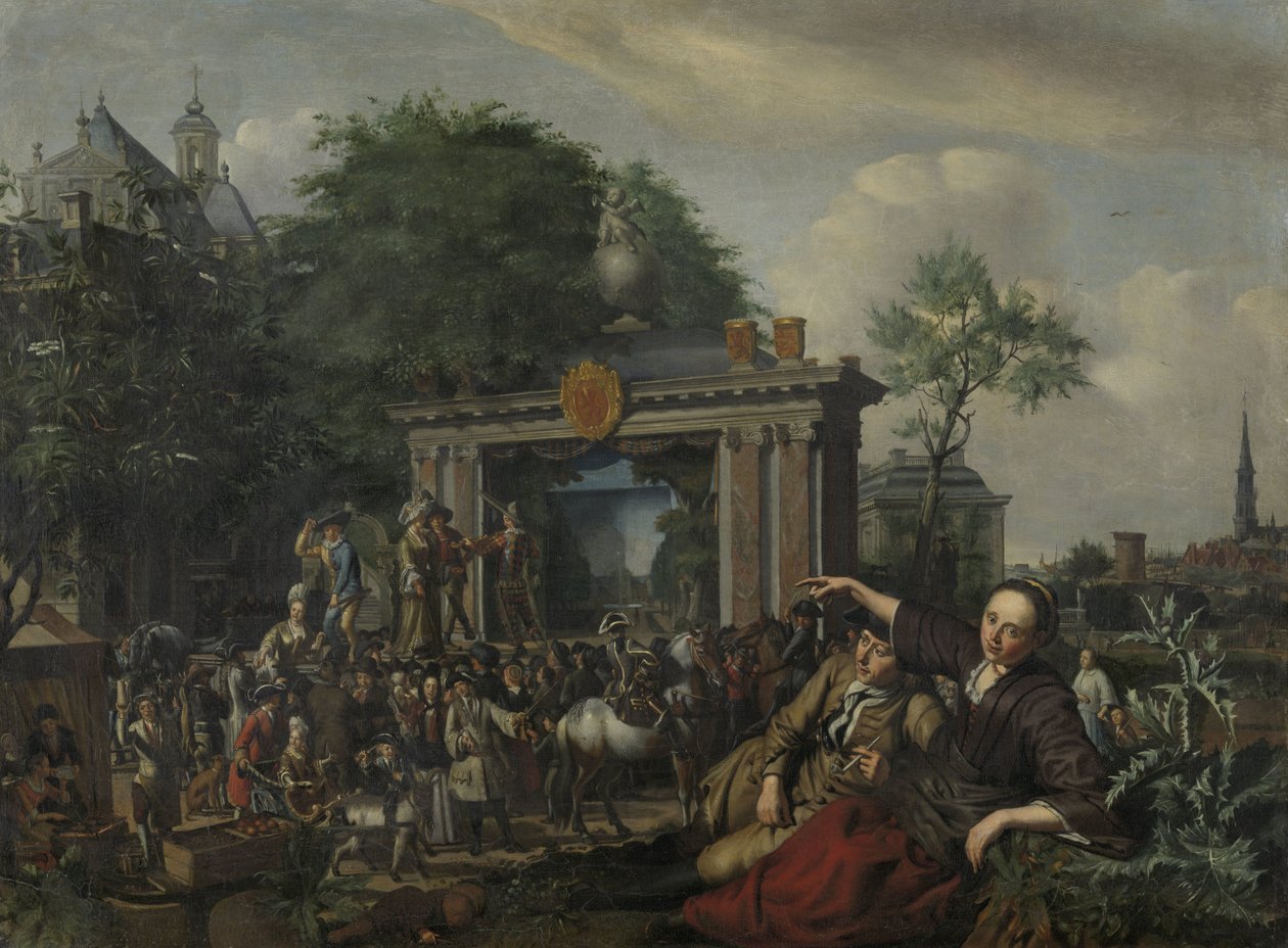 Toneelvoorstelling in de open lucht door Matthijs Naiveu