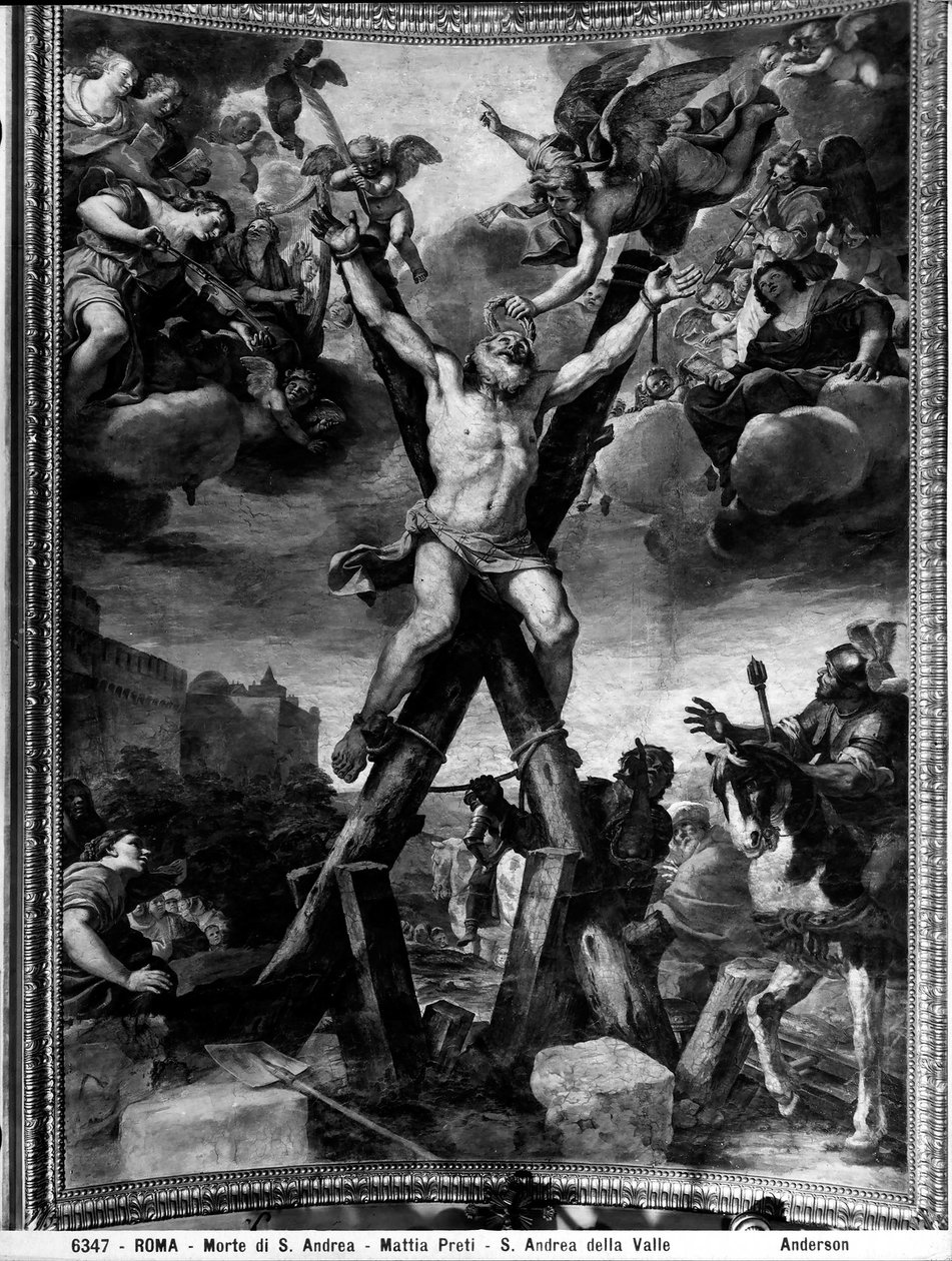 Martelaarschap van St. Andreas, 1650-51 door Mattia Preti