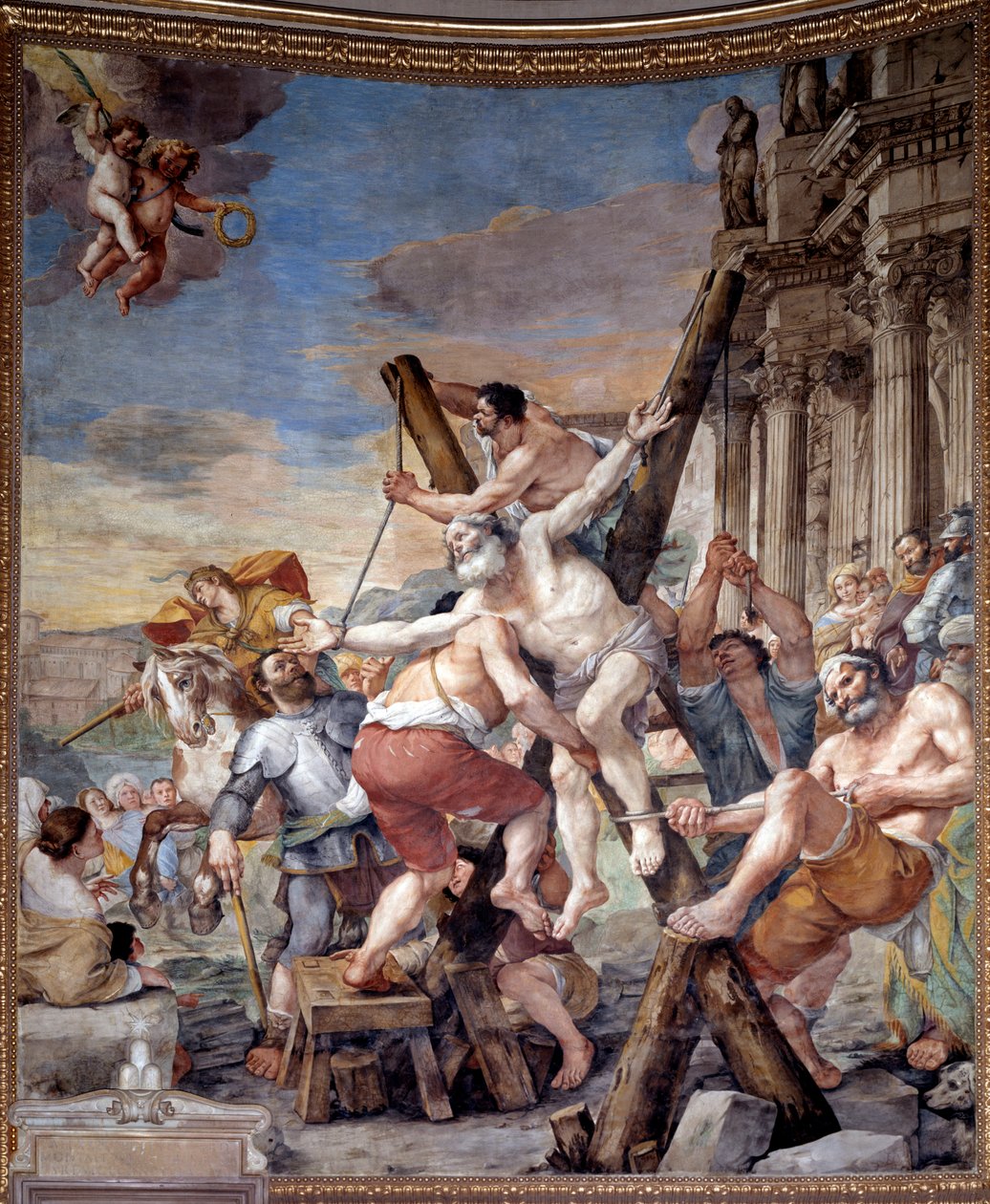Martelaarschap van Sint Andreas door Mattia Preti