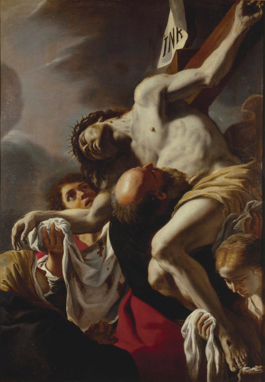 De Kruisafneming, 1680s door Mattia Preti