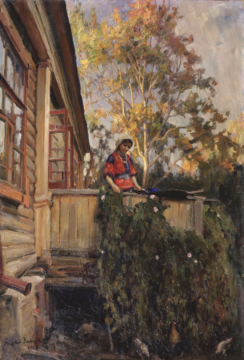Op het balkon door Matvei Markovich Zaytsev