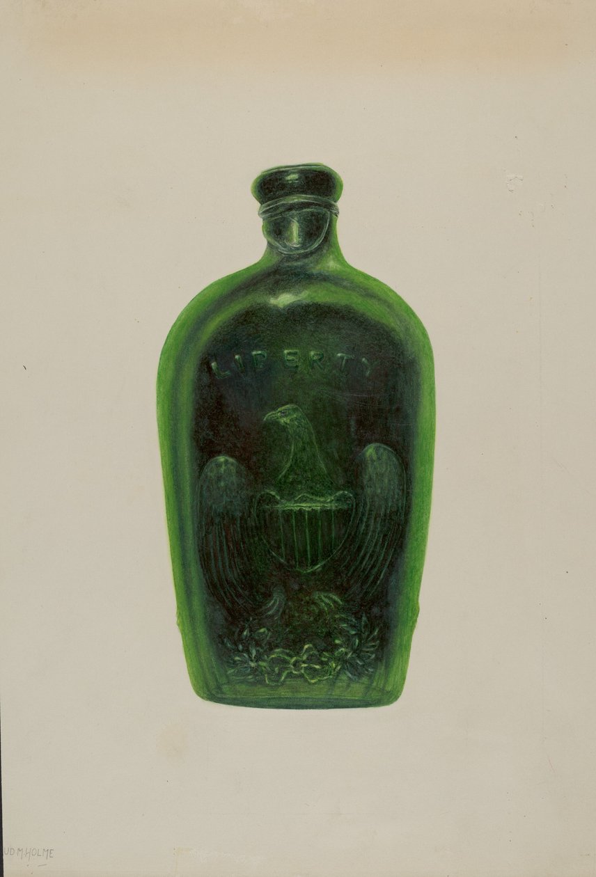 "Vrijheid" fles door Maud M. Holme