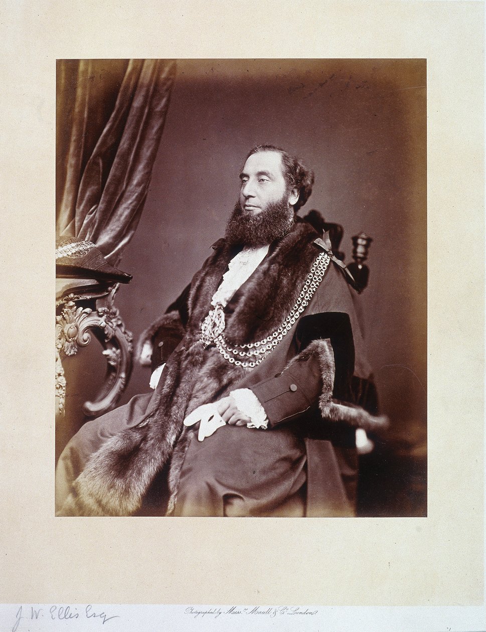 Sir John Whittaker Ellis, ca. 1865 door Maull and Co