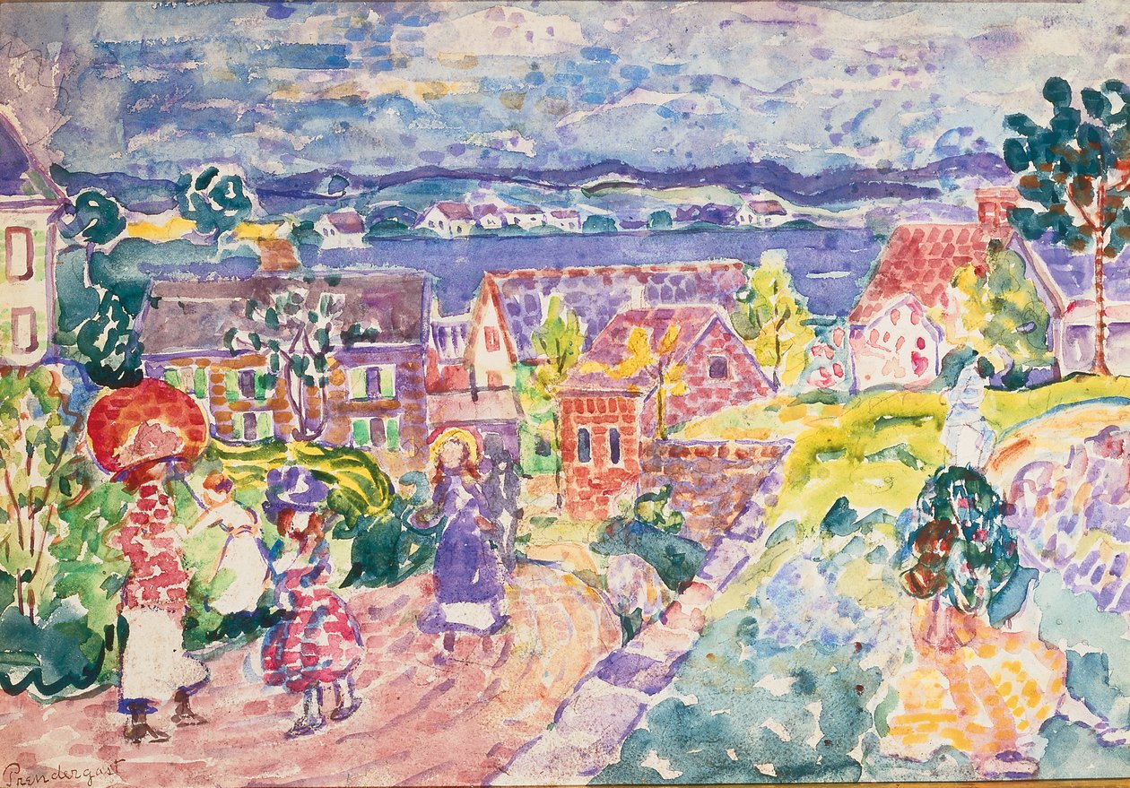 Zuidelijke heuvels, c.1912-13 door Maurice Brazil Prendergast