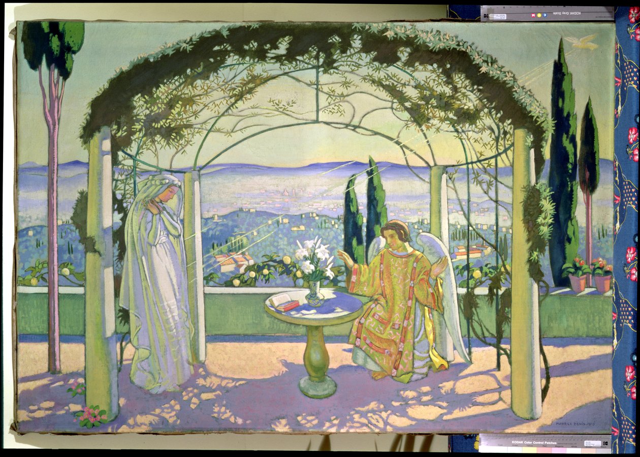 Annunciatie in Fiesole, 1919 door Maurice Denis