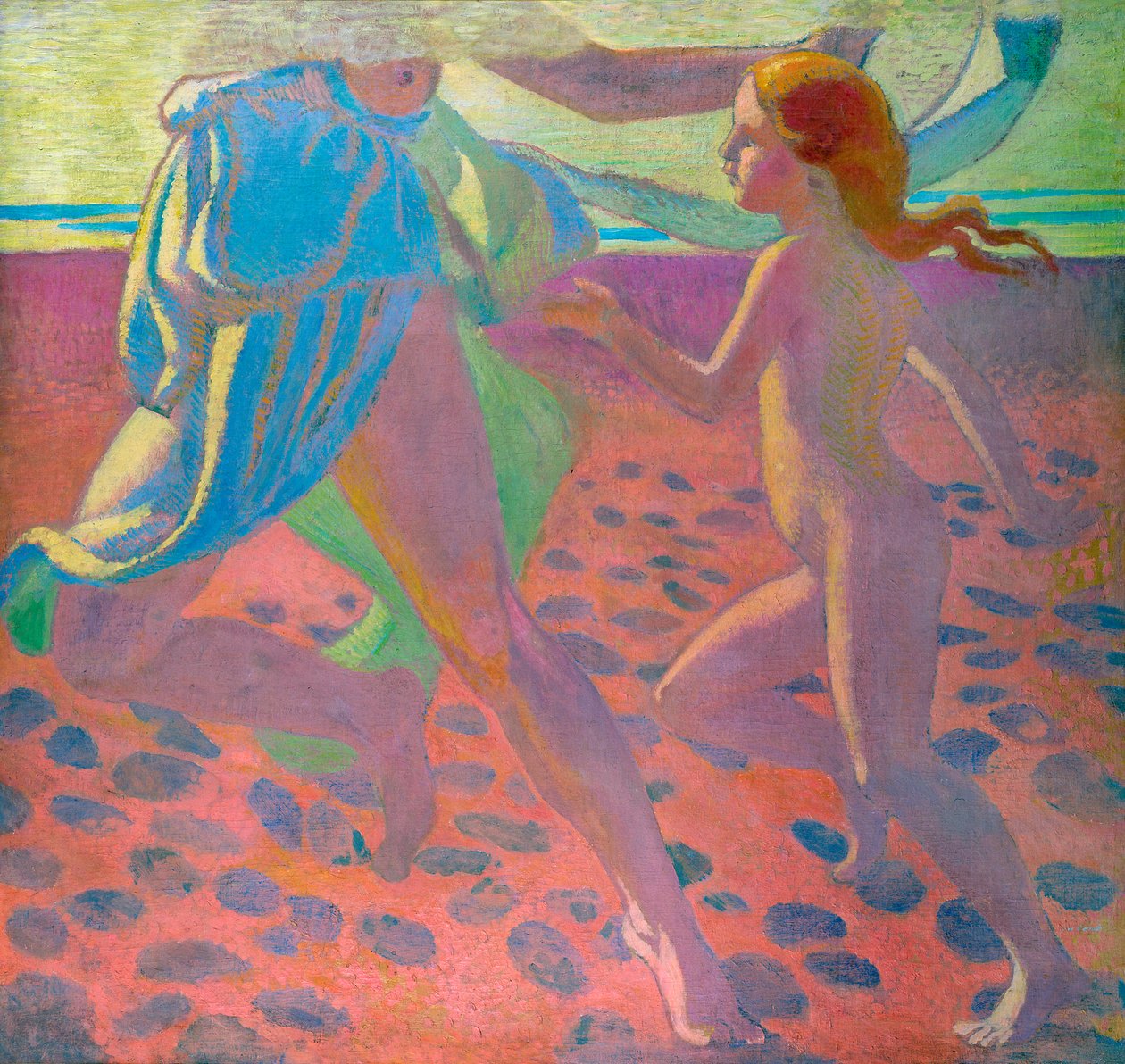 Op het strand, 1912 door Maurice Denis