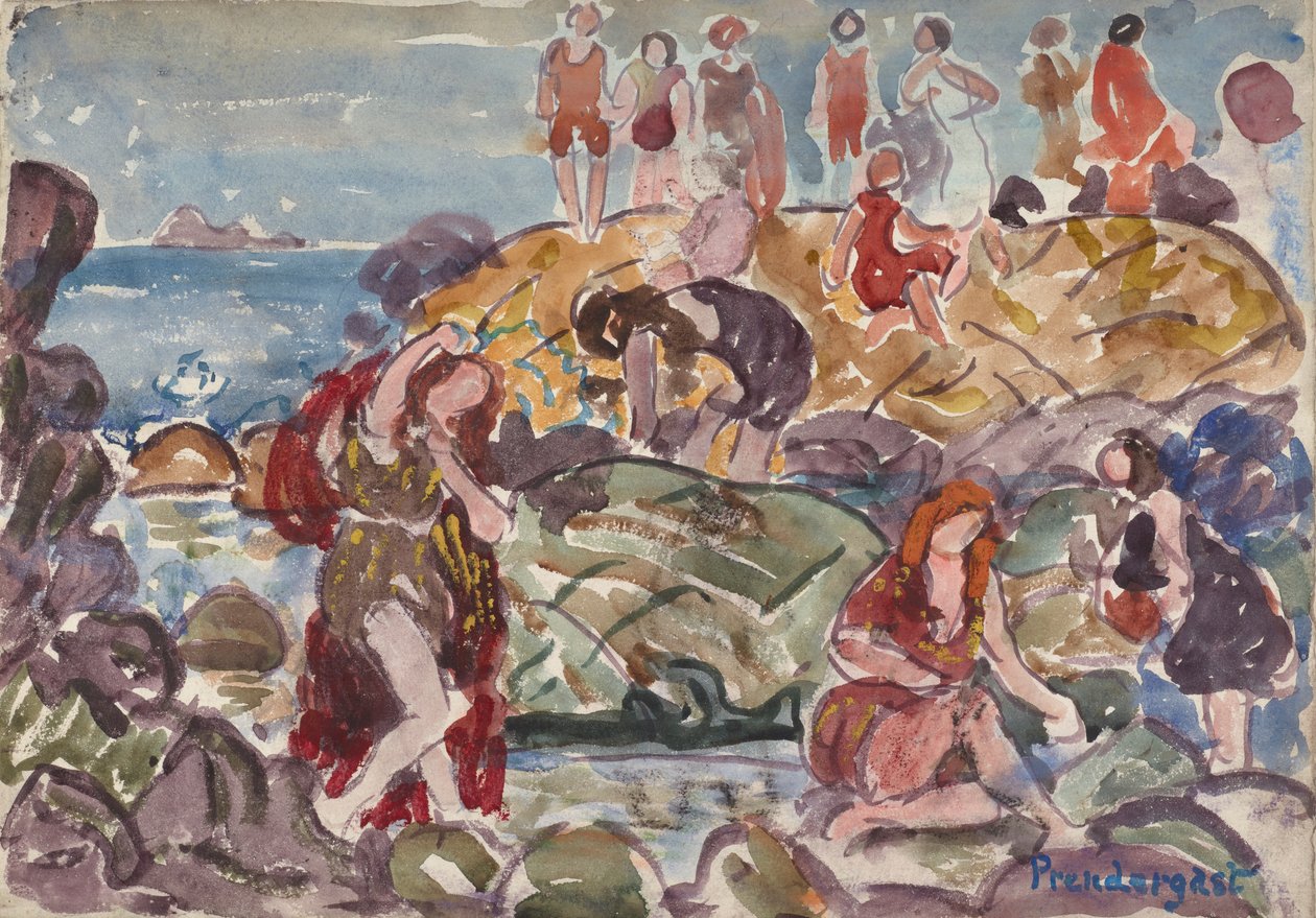New England Kust door Maurice Brazil Prendergast